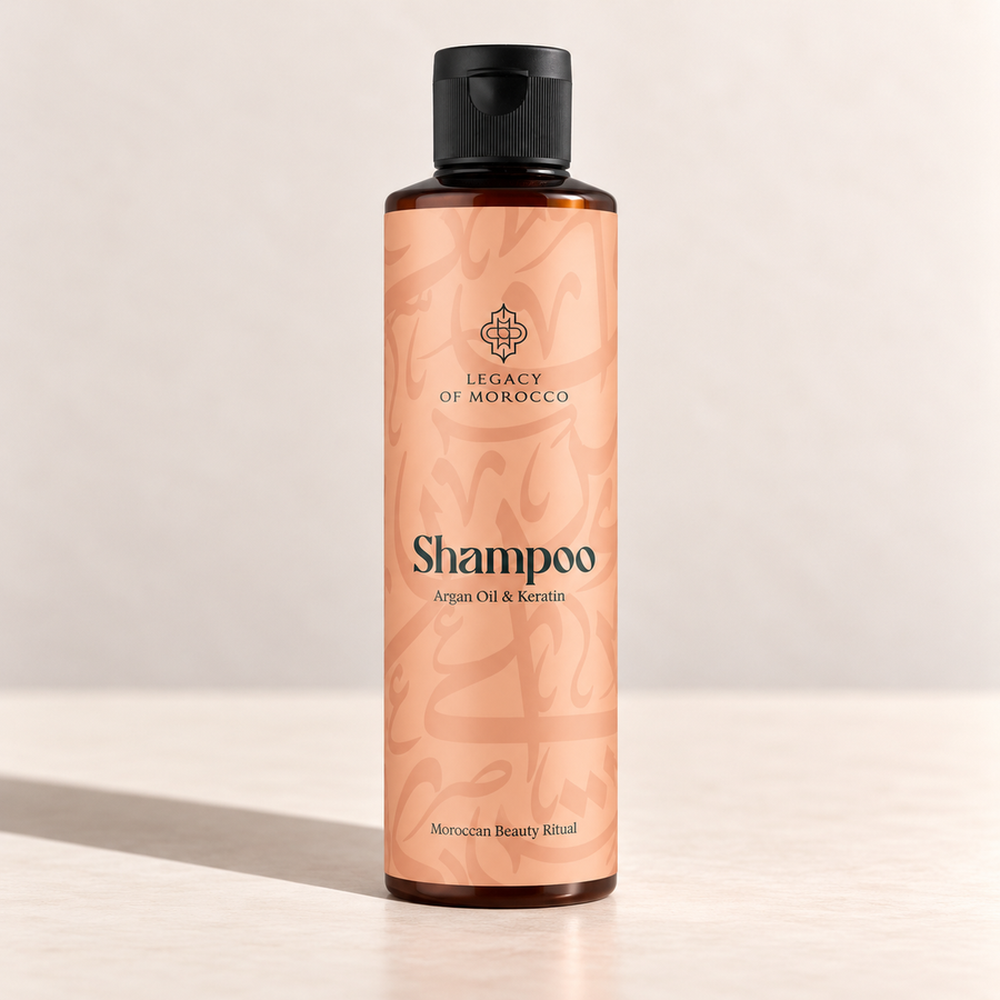 Șampon cu ulei de argan și keratină